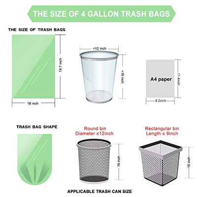 MAVGV 4 Gallon Trash bags Recycling